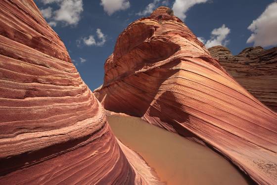 THe Wave at 18mm The entrance to The Wave in Coyote Buttes North, Arizona